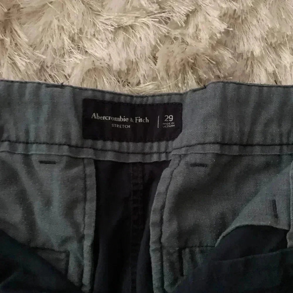 Abercrombie & Fitch Womens Navy Shorts Size 29 - Picture 2 of 3